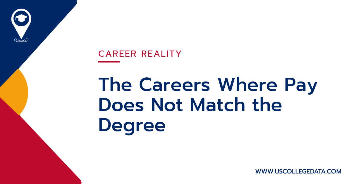 The Careers Where Pay Does Not Match the Degree